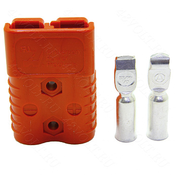 Разъём силовой Андерсон красный 120A